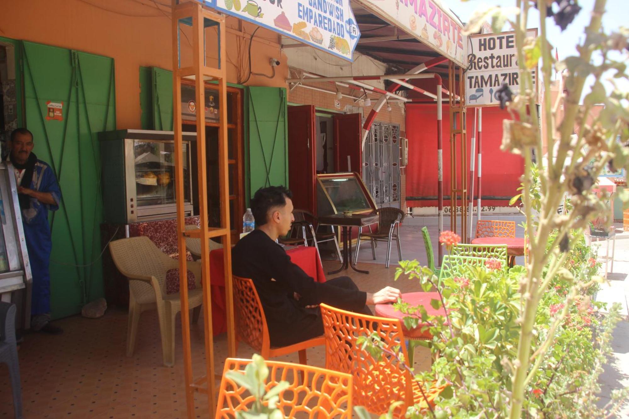 Auberge Restaurant Rooftop Tamazirt Boumalne Dades Luaran gambar